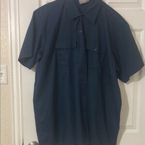 Dickie’s Men's Blue Shirt